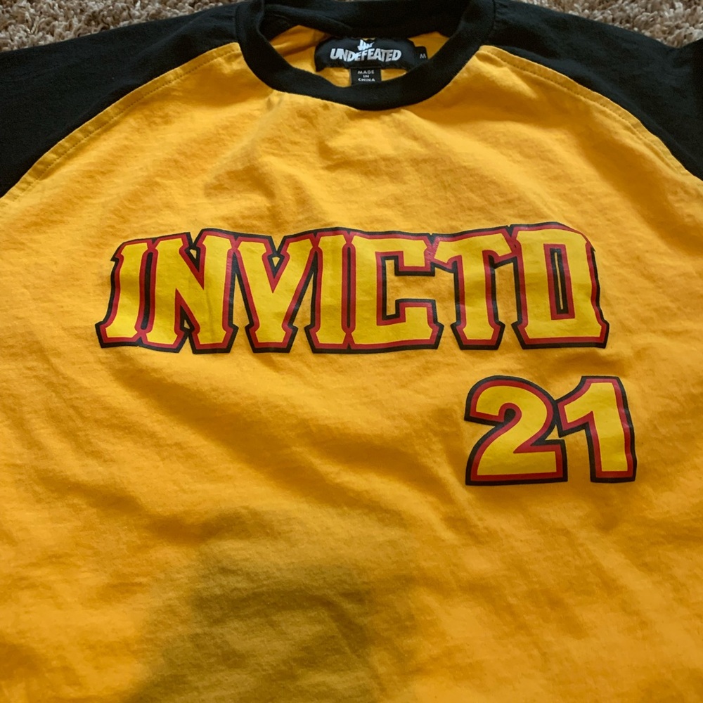 pittsburgh pirates roberto clemente INVICTO undefeated 3/4 shirt